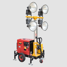 পাইকারি পোর্টেবল ডিজেল জেনারেটর ট্রেলার লাইট টাওয়ার