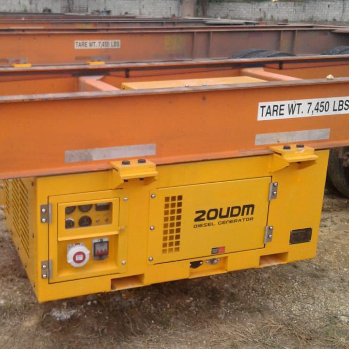 20UDM Ufanisi wa Juu Underslung Genset Set kwa Reefer Container